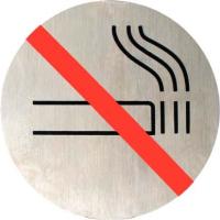 Verboden te roken inox 70mm